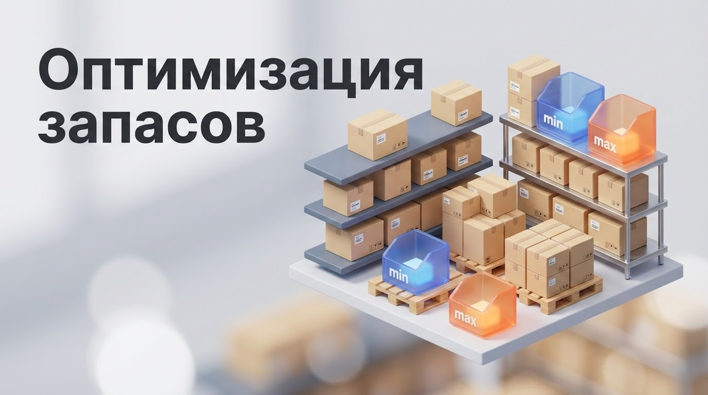 Оптимизация запасов: снижаем остатки, сохраняя уровень сервиса
